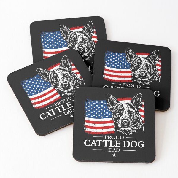 Item preview,  Dog lovers and / or breeders. Cattle dog with American flag. designed and sold by dogarts.