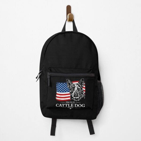 Artikelvorschau, Cattle Dog Dad Amerika Fahne patriotischer Hund Hunde Portrait entworfen und verkauft von dogarts.