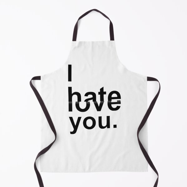 Item preview, I hate you, I hate you, I love you - Digital Drawing - B&W designed and sold by Gatsbird Design.