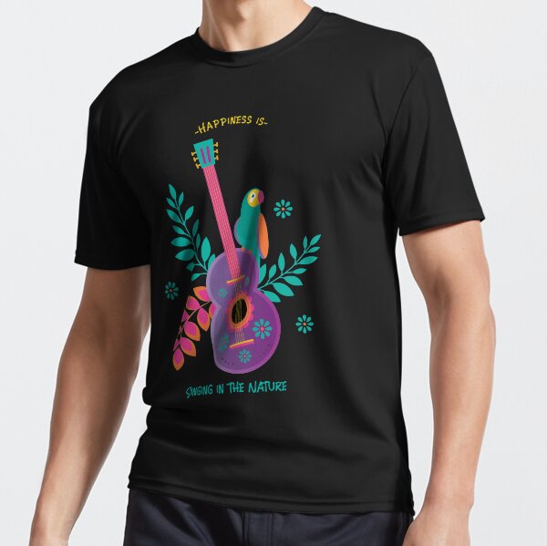 Glück singt in der Natur Funktionsshirt