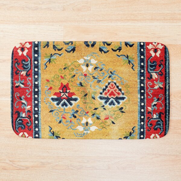 Item preview, Shigatse Khaden South Tibetan Rug Print designed and sold by Vicky Brago-Mitchell®.