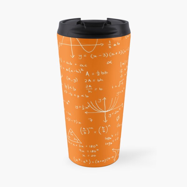 Algebra Math Sheet 3 Travel Mug