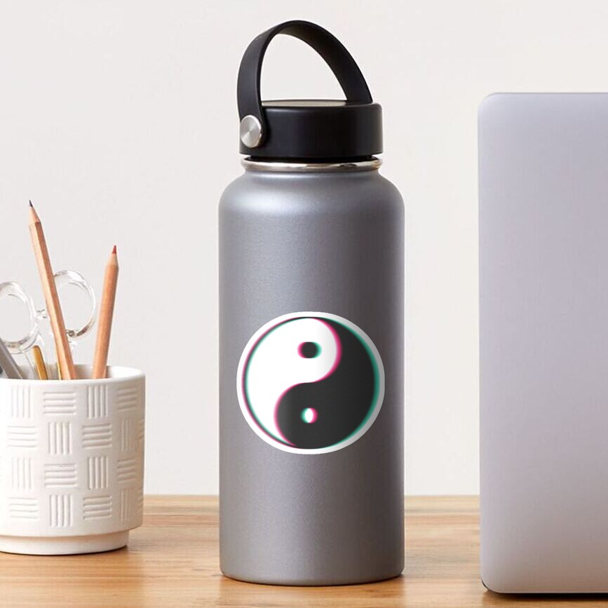 Trippy Yin Yang Sticker