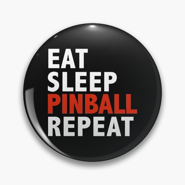 Item preview, Eat Sleep Pinball Repeat Pinball Player designed and sold by losttribe.
