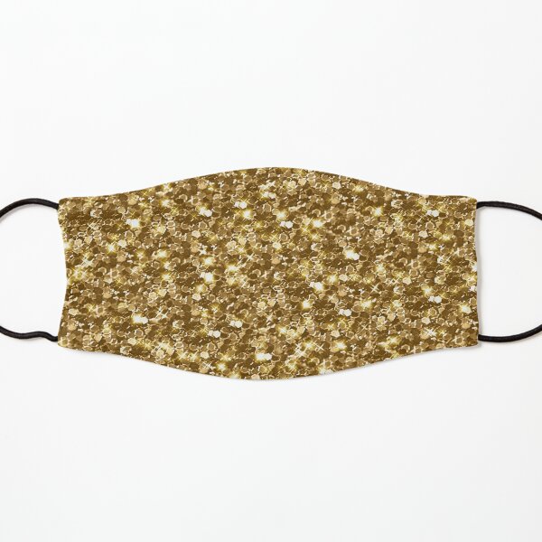 Download Gold Glitter Sparkly Shiny Metallic Yellow Mask By Podartist Redbubble PSD Mockup Templates