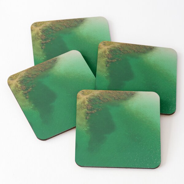 Item preview, Seaweed Aerial View in Tropical Beach in Natal, Brazil designed and sold by carlosonline.