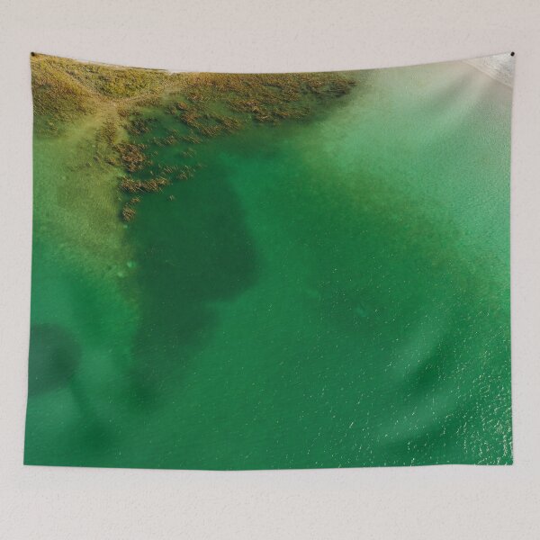 Item preview, Seaweed Aerial View in Tropical Beach in Natal, Brazil designed and sold by carlosonline.