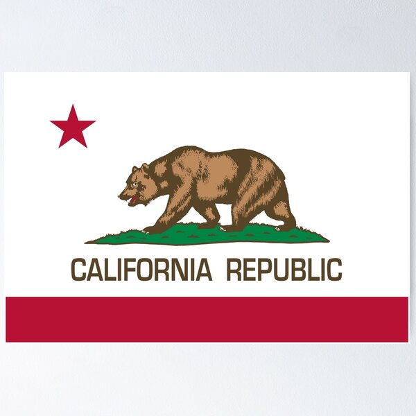 Item preview, California Republic state flag of California designed and sold by Bruiserstang.
