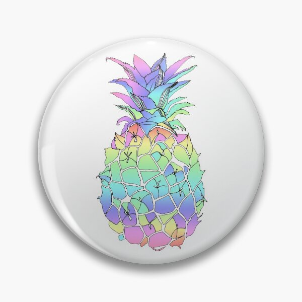 Item preview, Ombre Rainbow Pineapple designed and sold by RLYRetro.