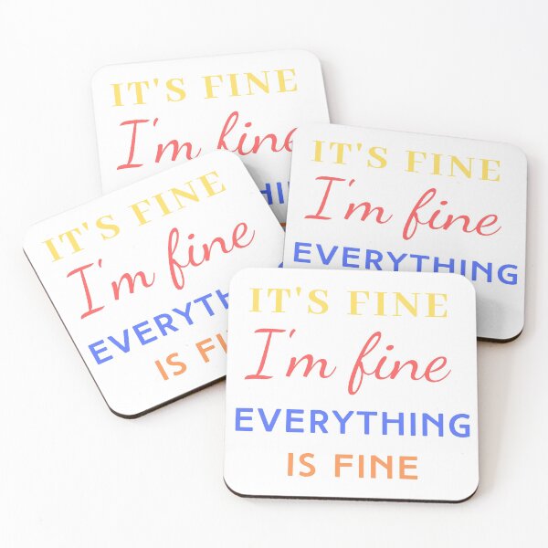 Item preview, Everything is Fine designed and sold by Kybruno's Creations.