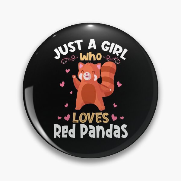Item preview, Just a Girl who loves Red Pandas designed and sold by Hananiah Merch.