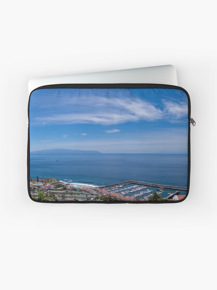 Thumbnail 1 of 2, Laptop Sleeve, Tenerife Los Gigantes panorama designed and sold by SteveEveritt.