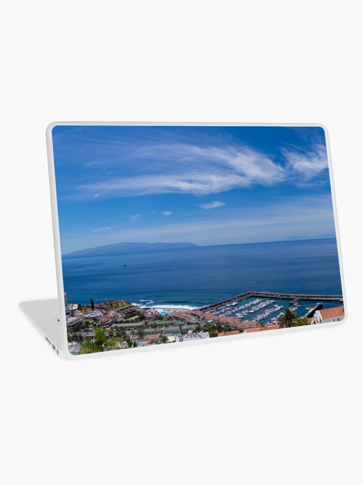 Thumbnail 1 of 2, Laptop Skin, Tenerife Los Gigantes panorama designed and sold by SteveEveritt.