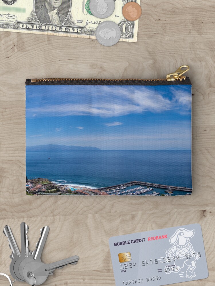 Thumbnail 3 of 4, Zipper Pouch, Tenerife Los Gigantes panorama designed and sold by SteveEveritt.