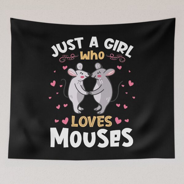 Item preview, Just a Girl who loves Mouses designed and sold by Hananiah Merch.