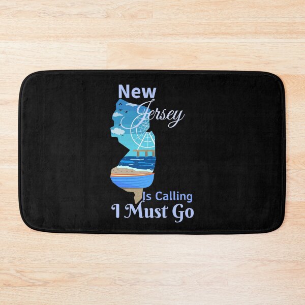 Item preview, New Jersey is Calling I Must Go Design designed and sold by Paula Helit.