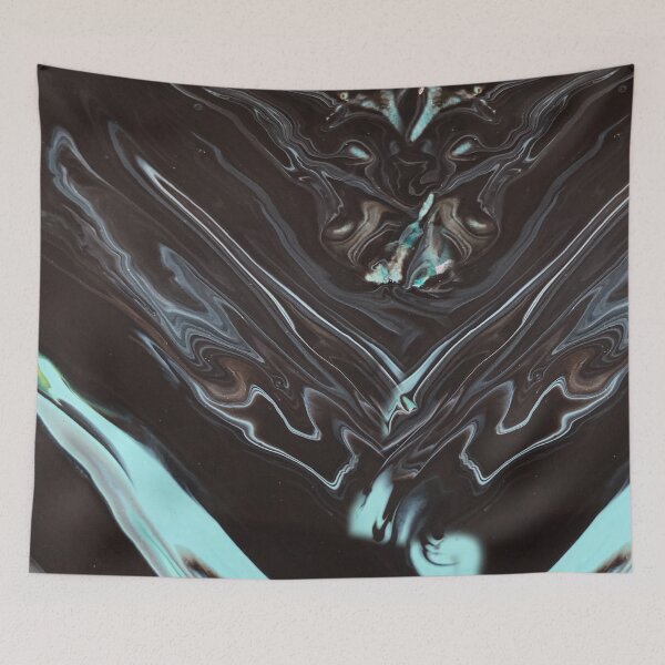 Item preview, Black galaxy type abstract  designed and sold by aesthytics.