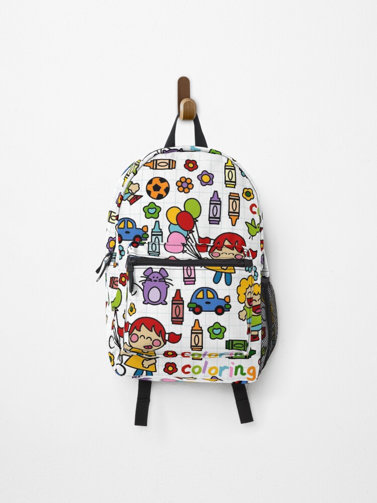 Thumbnail 1 of 3, Backpack, Coloring designed and sold by soniapascual.