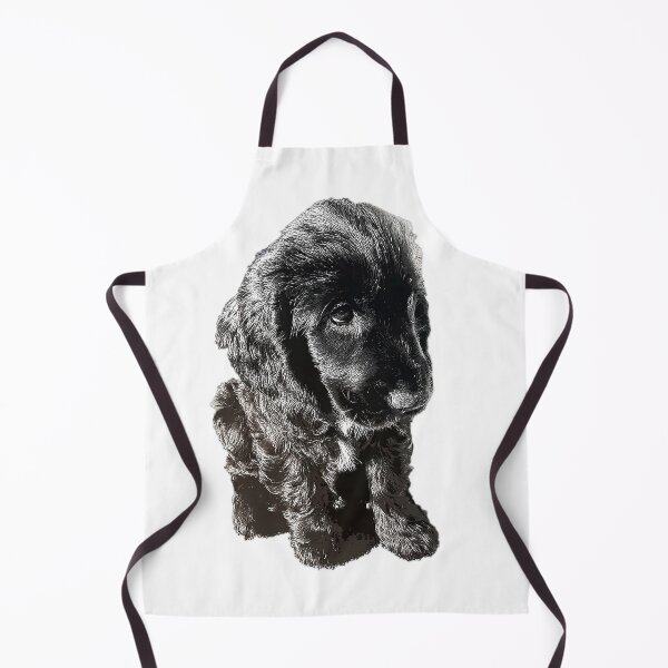 Item preview, English Cocker Spaniel Black Puppy Dog - Adorable! designed and sold by ElegantCat.