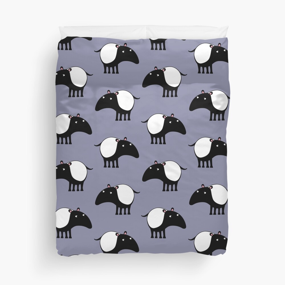 Malayan Tapir Duvet Cover