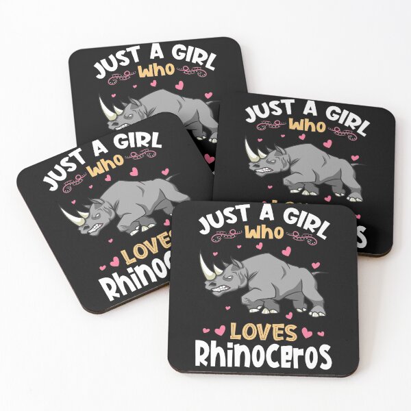 Item preview, Just a Girl who Loves Rhinoceros designed and sold by Hananiah Merch.
