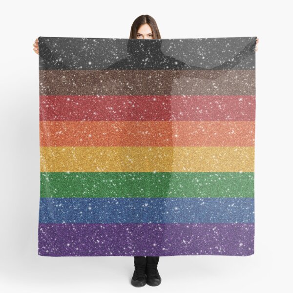 Abstract Paint Splatter Inclusive Rainbow Pride Flag Pattern