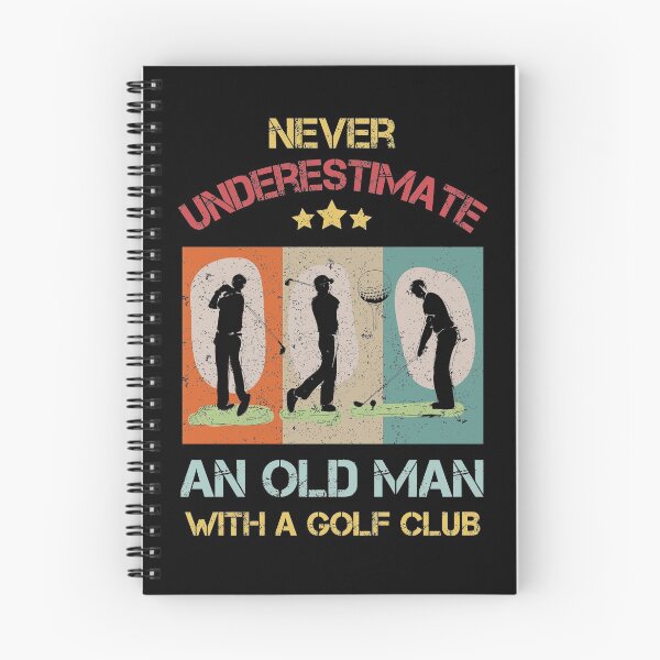 Item preview, Never underestimate an old man with a golf club  designed and sold by hasanmasud.
