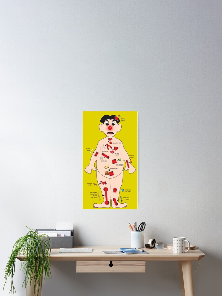 OPERATION board game man - raise a smile for those in hospital Poster