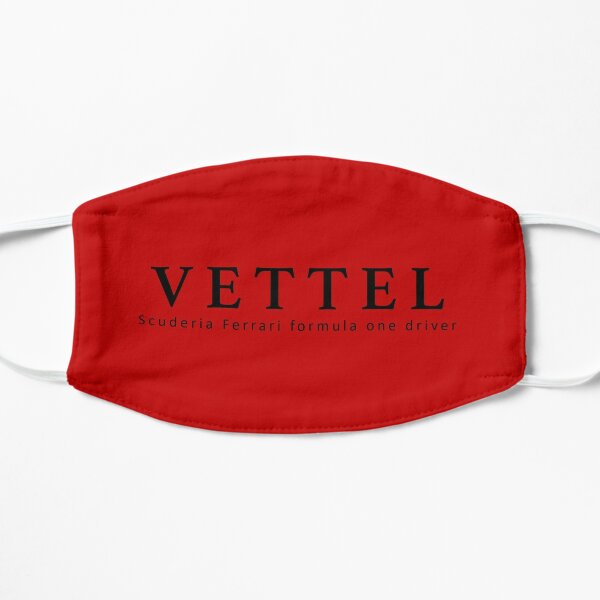 Vettel Scuderia Ferrari Formula One Driver Mask By Fleurtje484 Redbubble