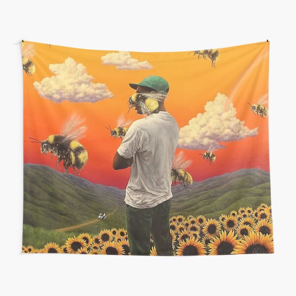 man and flower Tapestry