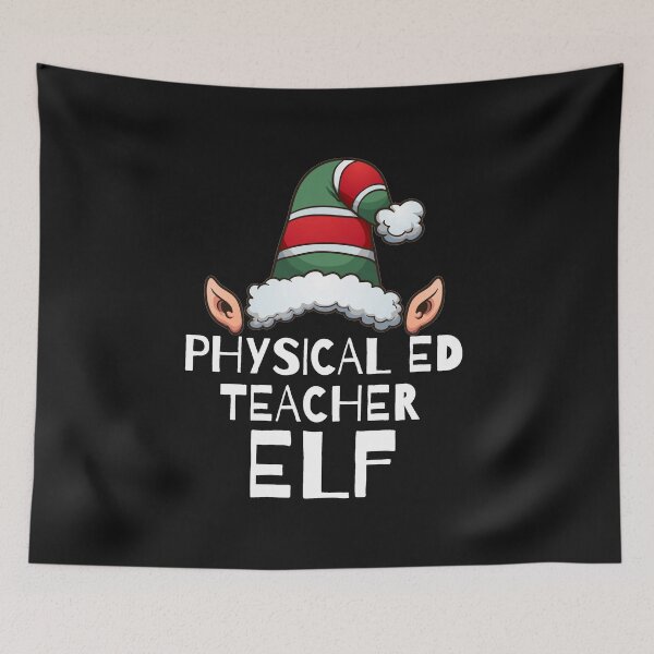Item preview, Physical ED Education Teacher Elf Christmas Holidays Xmas Elves designed and sold by losttribe.