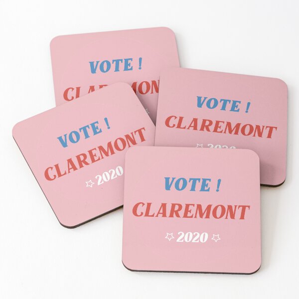 Item preview, Vote Claremont 2020 - RED WHITE AND ROYAL BLUE designed and sold by Isabella Zettl.