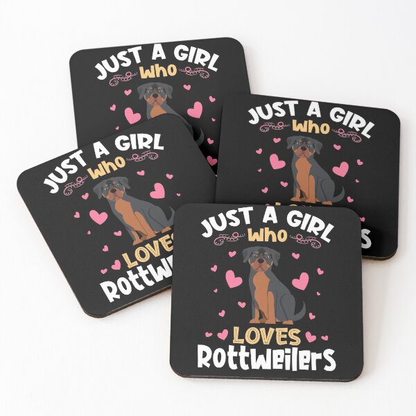 Item preview, Just a Girl who Loves Rottweilers designed and sold by Hananiah Merch.