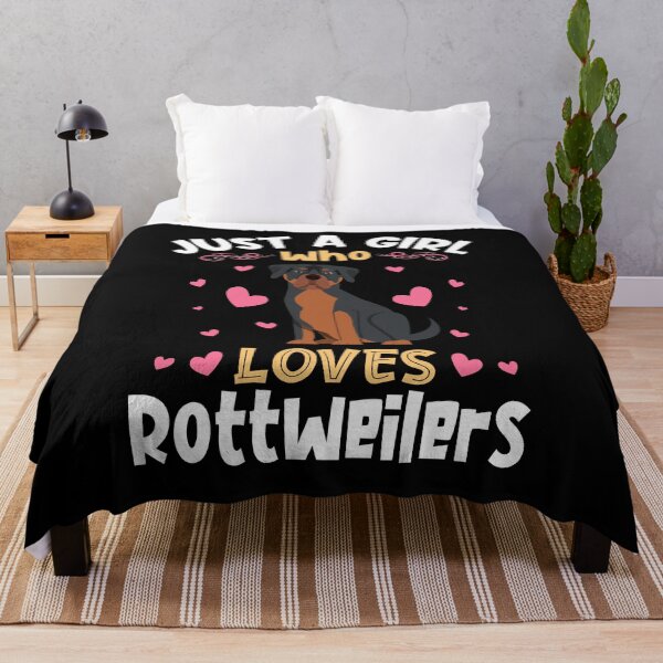 Item preview, Just a Girl who Loves Rottweilers designed and sold by Hananiah Merch.