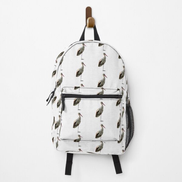 Item preview, White Stork (Ciconia ciconia) Bird Art Against White designed and sold by taiche.