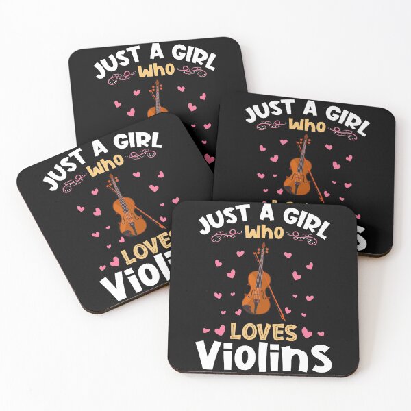 Item preview, Just a Girl who Loves Violins Violinist designed and sold by Hananiah Merch.