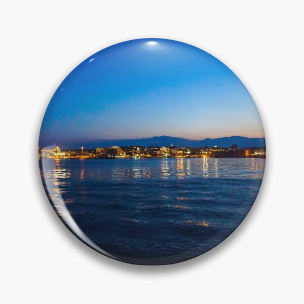 Item preview, Night time Heraklion, Crete island, Greece designed and sold by WanderlustBunny.