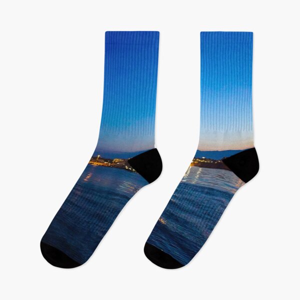 Item preview, Night time Heraklion, Crete island, Greece designed and sold by WanderlustBunny.