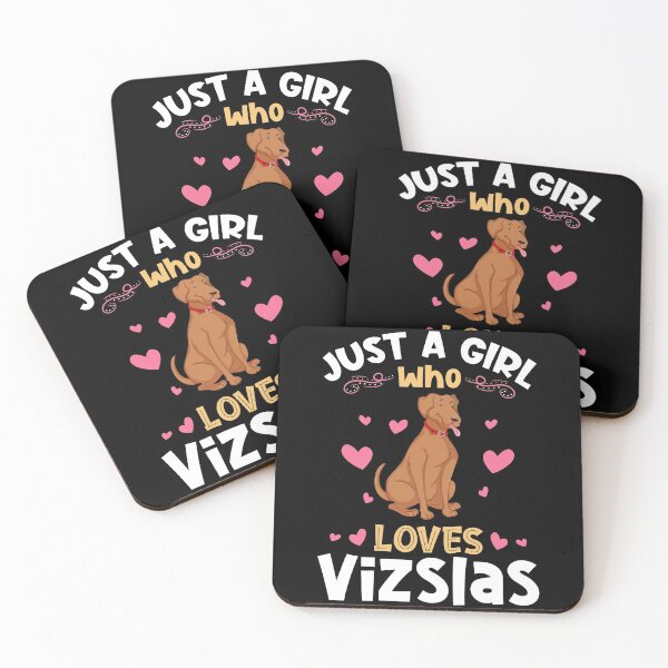 Item preview, Just a Girl who Loves Vizslas designed and sold by Hananiah Merch.