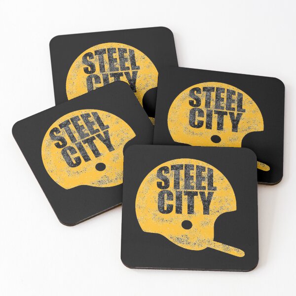 Item preview, Pittsburgh Steel City Football Helmet Distressed Shirts Stickers designed and sold by Pittsburgh 412 Steel City Yinzers.