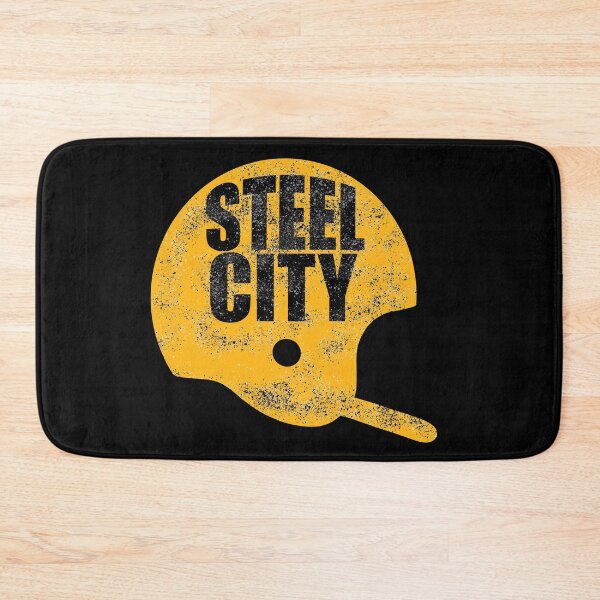 Item preview, Pittsburgh Steel City Football Helmet Distressed Shirts Stickers designed and sold by Pittsburgh 412 Steel City Yinzers.