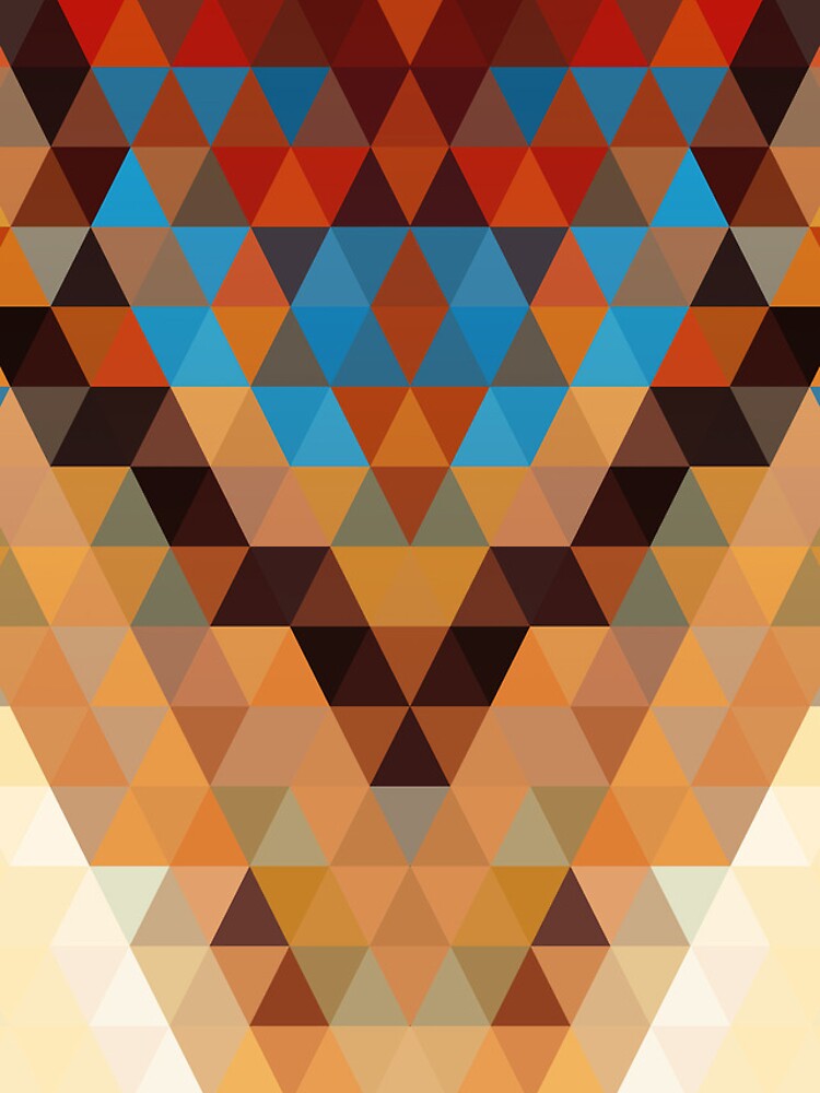 Thumbnail 5 of 5, iPhone Case, Abstract Triangle Pattern designed and sold by raincarnival.