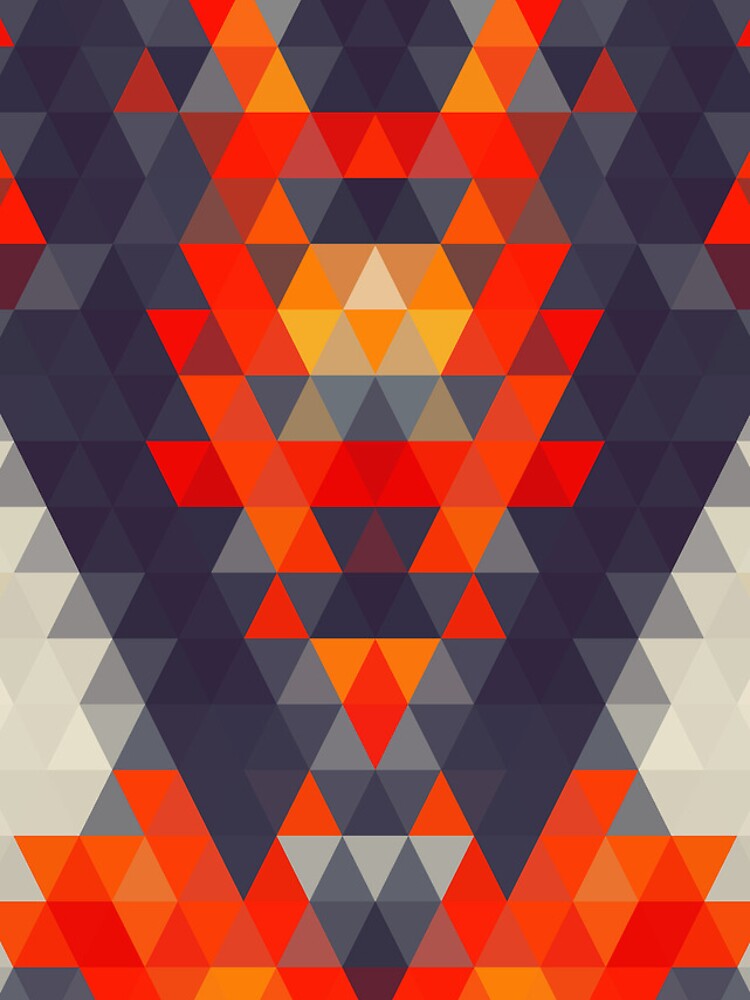 Thumbnail 5 of 5, iPhone Case, Abstract Triangle Pattern designed and sold by raincarnival.
