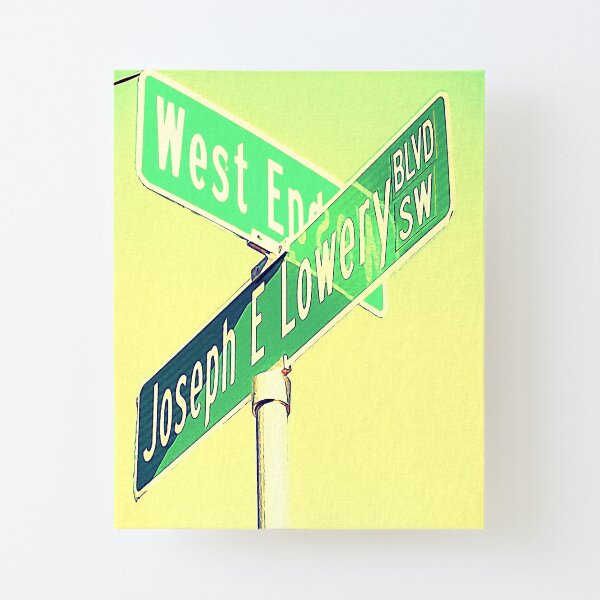 The Corner No. 4 Canvas Mounted Print