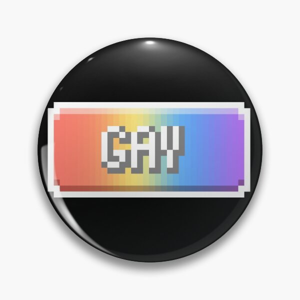 Item preview, Etiqueta de Pixel del Orgullo Gay designed and sold by fubblers.