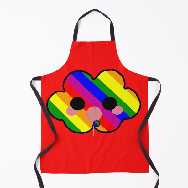 Item preview, PRIDE- LGBT- Rainbow Kawaii Cloud- Candyfloss (Red) designed and sold by VtheArtist.