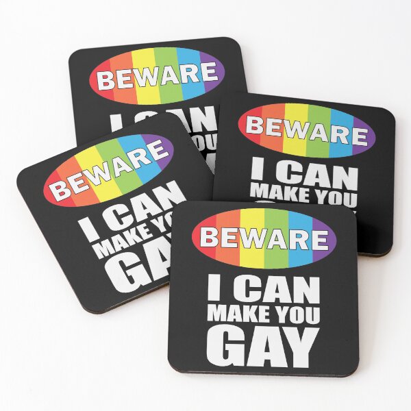 Item preview, BEWARE - I CAN MAKE YOU GAY designed and sold by Dwarf-Monkey.