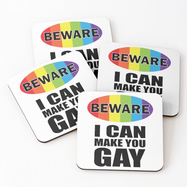 Item preview, BEWARE - I CAN MAKE YOU GAY designed and sold by Dwarf-Monkey.