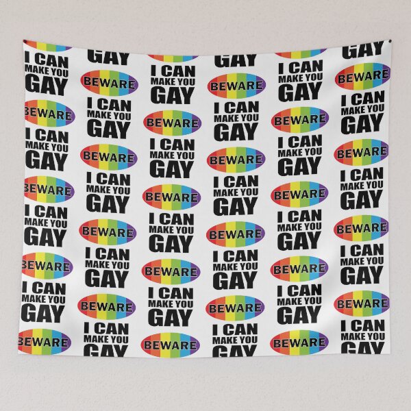Item preview, BEWARE - I CAN MAKE YOU GAY designed and sold by Dwarf-Monkey.