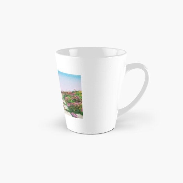 Mountainous landscape with watercolor Tall Mug